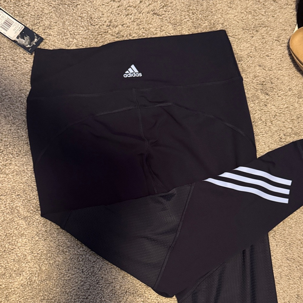 Adidas Dark Blue Leggings - Picture 3 of 4